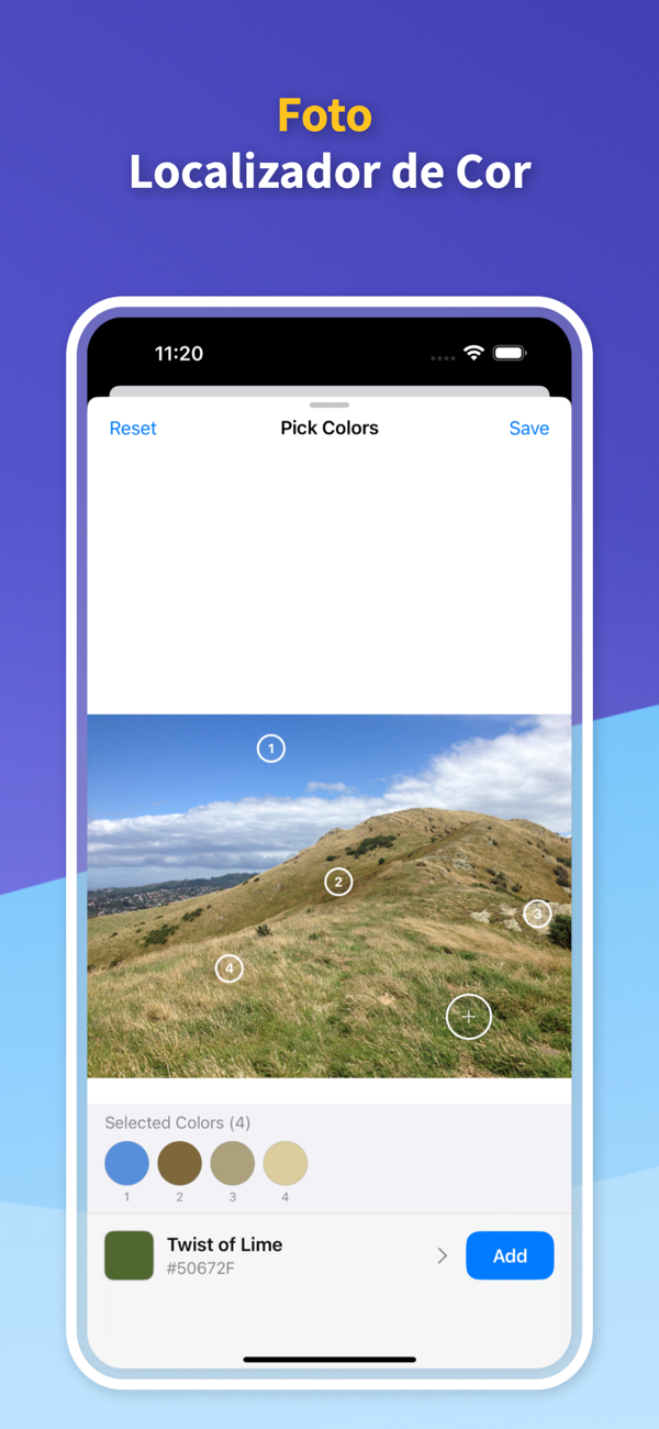 Color Identifier App - Saved Color Palettes